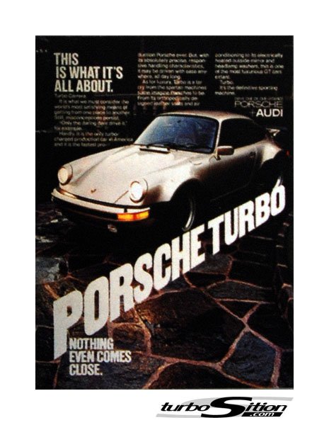 Porsche 911 turbo - Nothing even comes close. (1976)