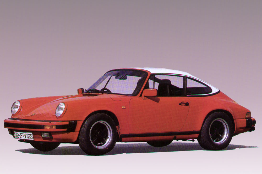 Porsche 911 Cabrio (G-Modell) mit Hardtop