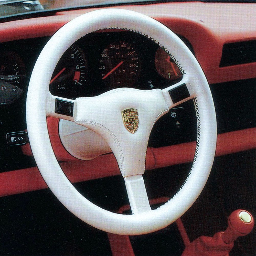 3-Speichen-Lederlenkrad (Farbe nach Wahl) Typ F/Ati für Porsche