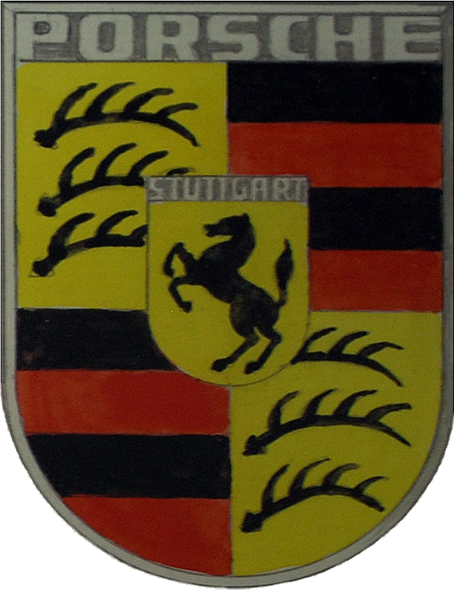 Porsche-Wappen Entwurfszeichnung