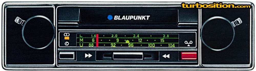 Porsche Radio: Blaupunkt Bamberg CR Stereo - 1974