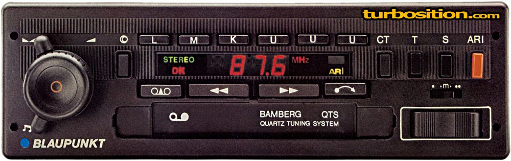 Porsche Radio: Blaupunkt Bamberg QTS - 1981