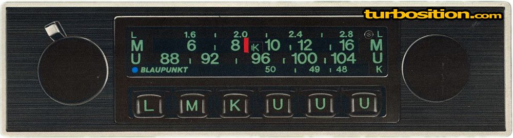 Porsche Radio: Blaupunkt Frankfurt - 1978