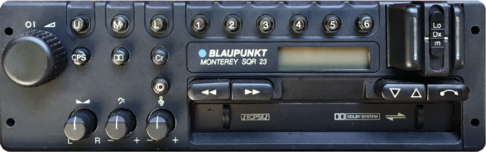 Porsche Radio: Blaupunkt Monterey SQR 23