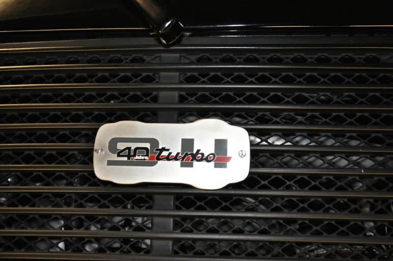 Porsche Plakette - 40 Jahre 911 turbo