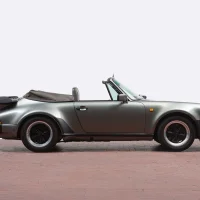 Porsche 930 Cabrio offen Seitenansicht
